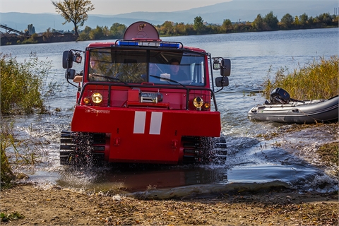 All terrain tracked vehicle - Amphibious