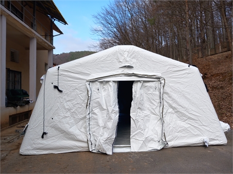  Pneumatic inflatable tents