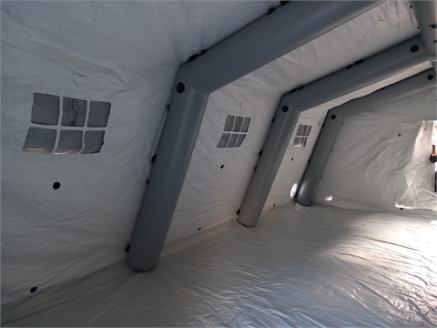  Pneumatic inflatable tents