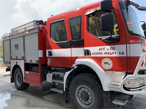 Asarel Medet purchased a firefight vehicle from Avto Engineering Holding Group