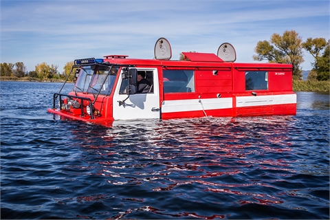 All terrain tracked vehicle - Amphibious