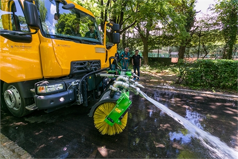 Water tank truck