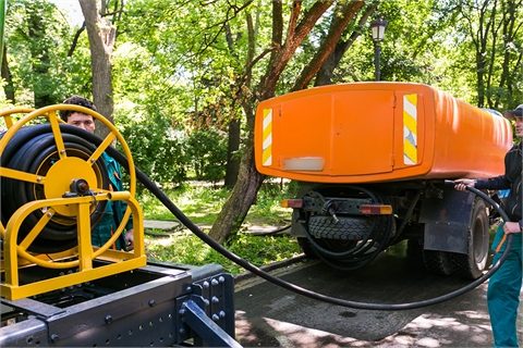 Water tank truck