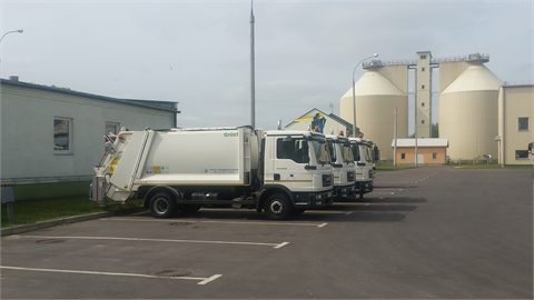 Side Loading waste collection truck