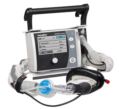 Compact turbine respirator