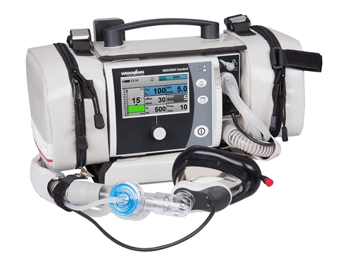Compact turbine respirator