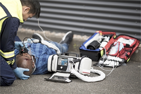 Compact turbine respirator