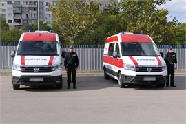 The Medical Institute of Ministry of Internal Affairs received two new ambulances with modern medical equipment