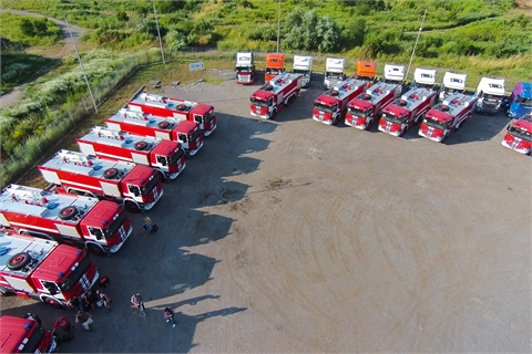 Тежък клас пожарни и спасителни автомобили
