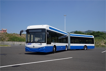 Articulated electric buses